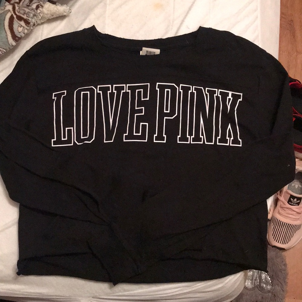 Victoria Secret crop top long sleeve
